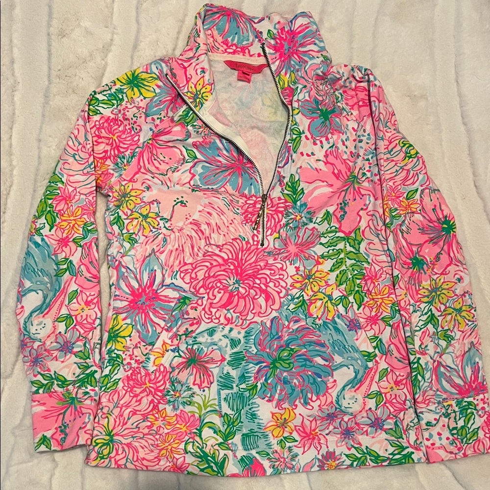 🦄HTF Lilly Pulitzer Skipper Popovers half-zip set of 7!!! 5XS+2S like new & NWT - Picture 8 of 11